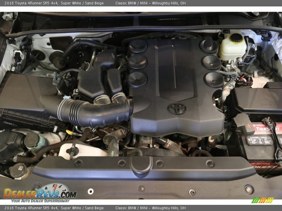2016 Toyota 4Runner SR5 4x4 Super White / Sand Beige Photo #19