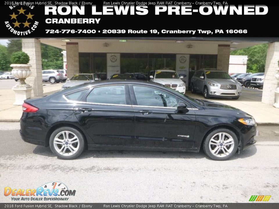 2018 Ford Fusion Hybrid SE Shadow Black / Ebony Photo #1