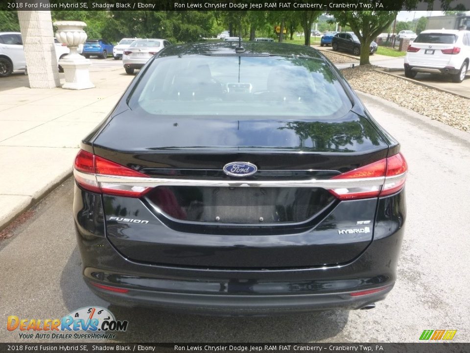 2018 Ford Fusion Hybrid SE Shadow Black / Ebony Photo #8
