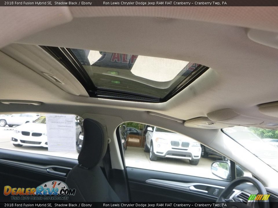2018 Ford Fusion Hybrid SE Shadow Black / Ebony Photo #13