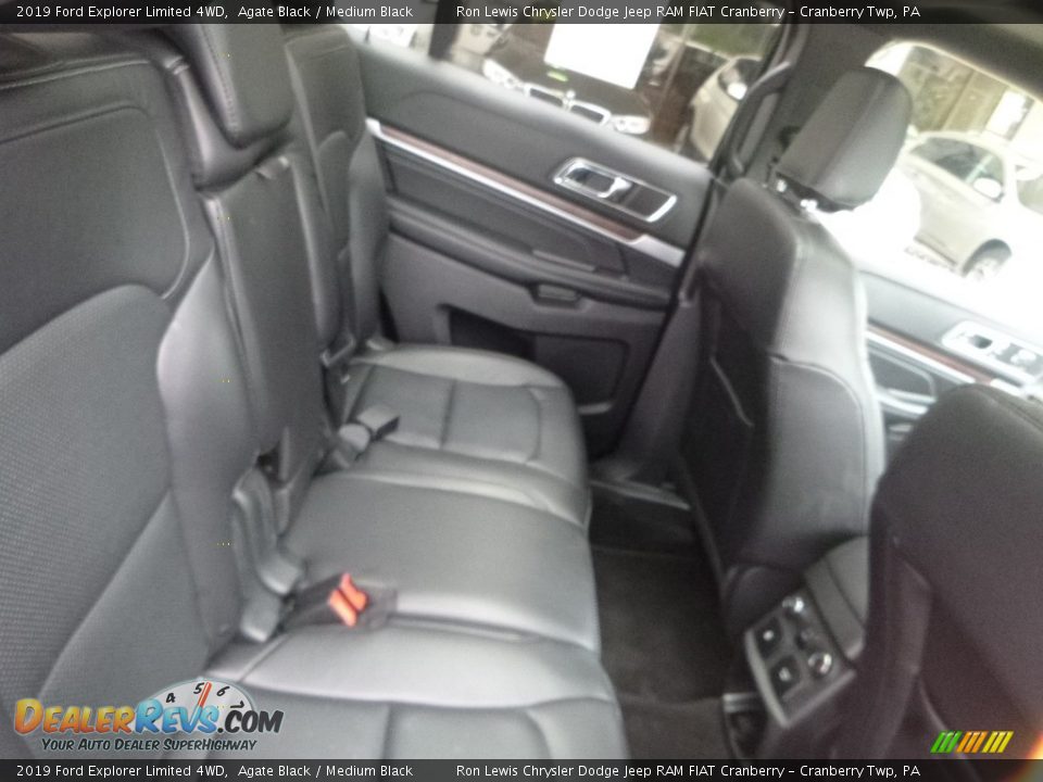 2019 Ford Explorer Limited 4WD Agate Black / Medium Black Photo #10