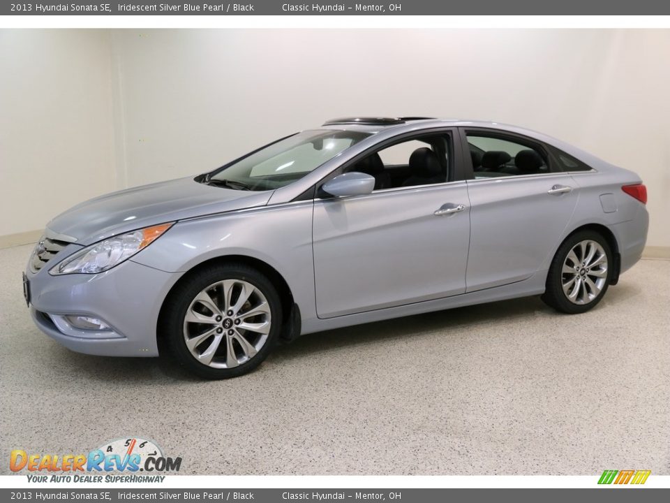 2013 Hyundai Sonata SE Iridescent Silver Blue Pearl / Black Photo #3
