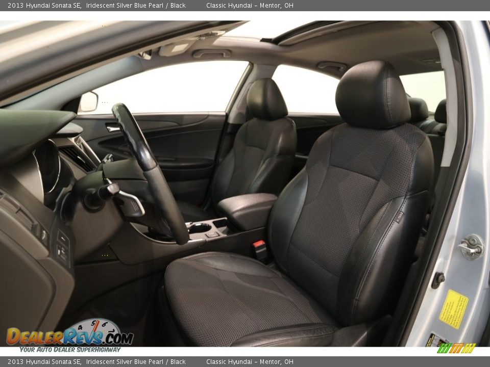 2013 Hyundai Sonata SE Iridescent Silver Blue Pearl / Black Photo #5