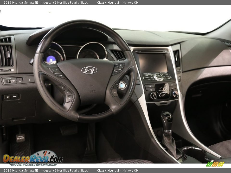 2013 Hyundai Sonata SE Iridescent Silver Blue Pearl / Black Photo #6