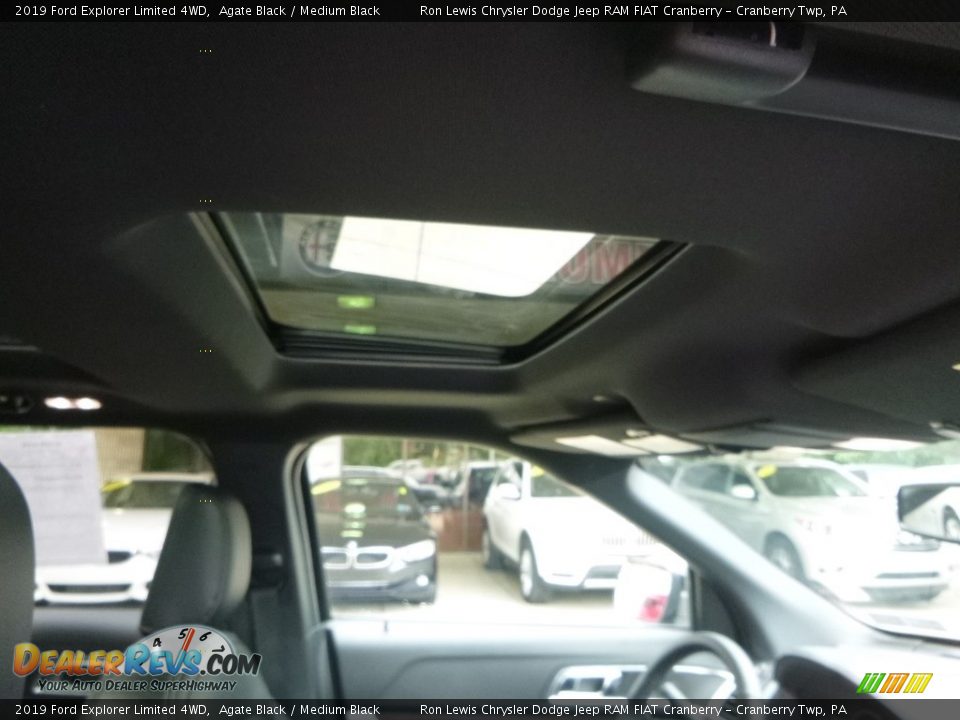 2019 Ford Explorer Limited 4WD Agate Black / Medium Black Photo #13