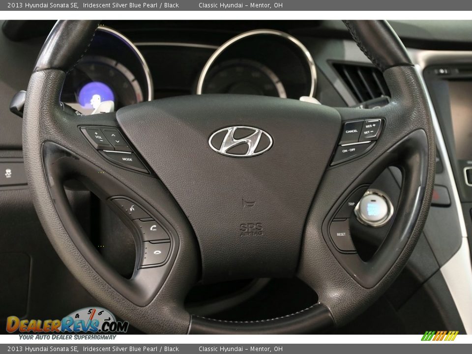 2013 Hyundai Sonata SE Iridescent Silver Blue Pearl / Black Photo #7