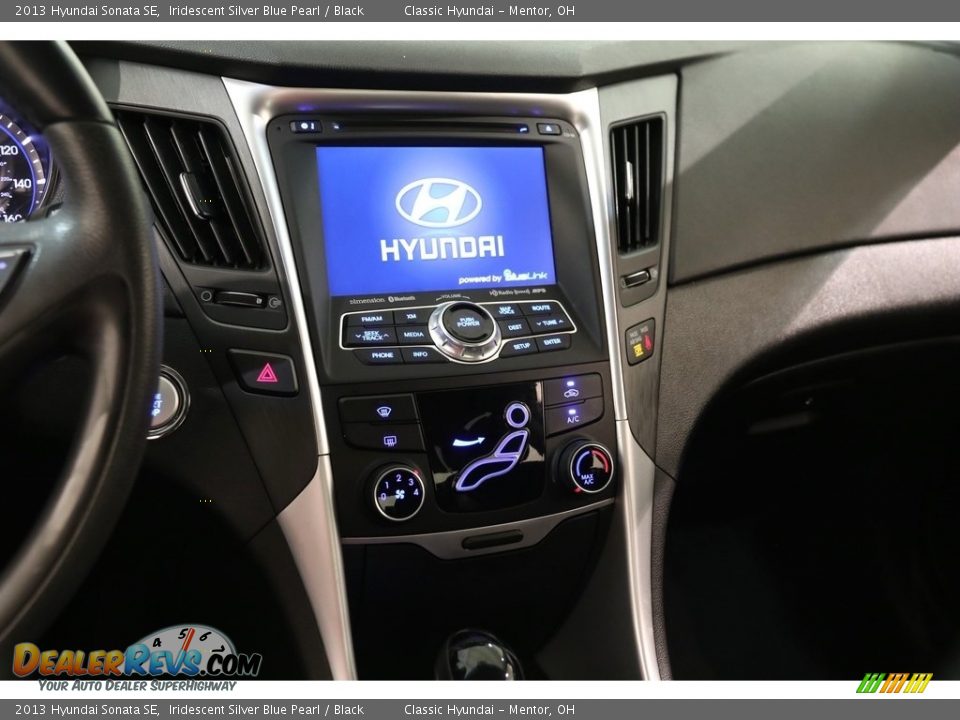 2013 Hyundai Sonata SE Iridescent Silver Blue Pearl / Black Photo #9