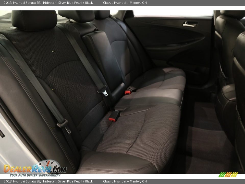 2013 Hyundai Sonata SE Iridescent Silver Blue Pearl / Black Photo #16