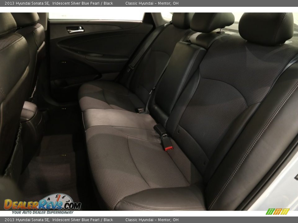 2013 Hyundai Sonata SE Iridescent Silver Blue Pearl / Black Photo #17