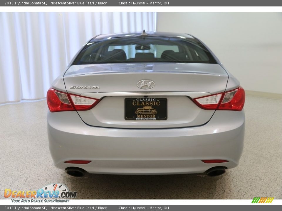 2013 Hyundai Sonata SE Iridescent Silver Blue Pearl / Black Photo #18