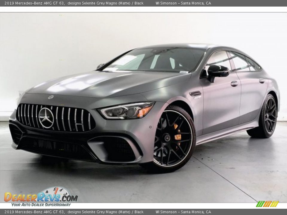 2019 Mercedes-Benz AMG GT 63 designo Selenite Grey Magno (Matte) / Black Photo #12