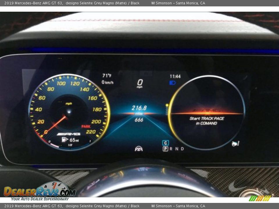2019 Mercedes-Benz AMG GT 63 designo Selenite Grey Magno (Matte) / Black Photo #20