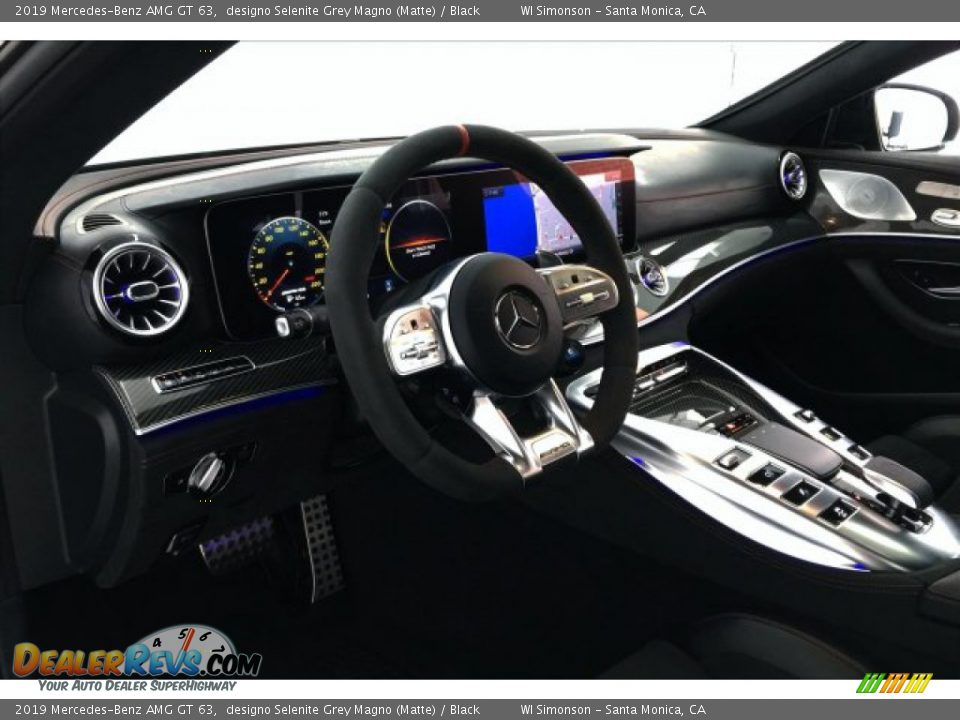 2019 Mercedes-Benz AMG GT 63 designo Selenite Grey Magno (Matte) / Black Photo #22