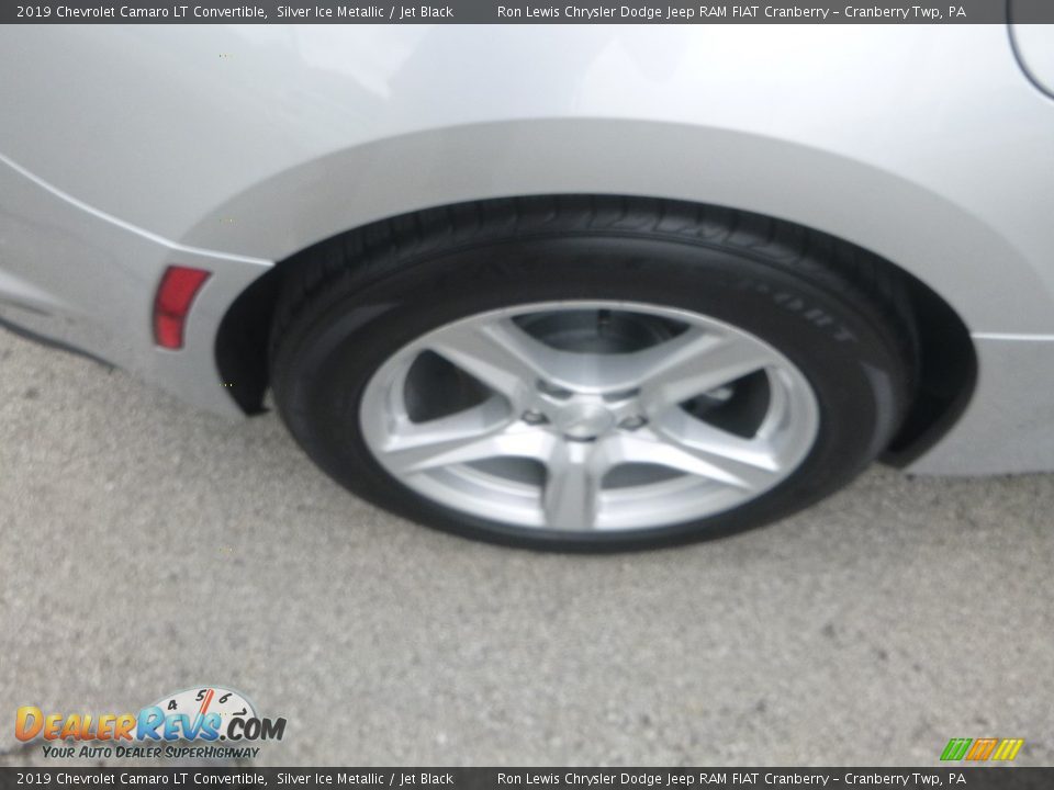 2019 Chevrolet Camaro LT Convertible Silver Ice Metallic / Jet Black Photo #9