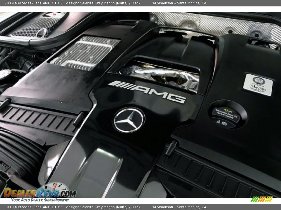 2019 Mercedes-Benz AMG GT 63 designo Selenite Grey Magno (Matte) / Black Photo #31