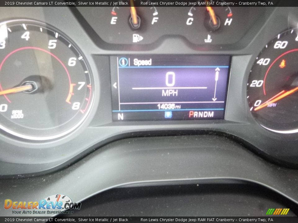 2019 Chevrolet Camaro LT Convertible Silver Ice Metallic / Jet Black Photo #17