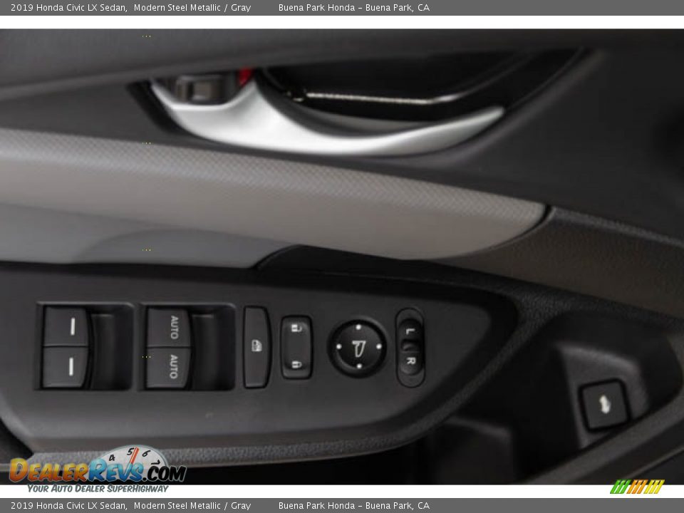 2019 Honda Civic LX Sedan Modern Steel Metallic / Gray Photo #33