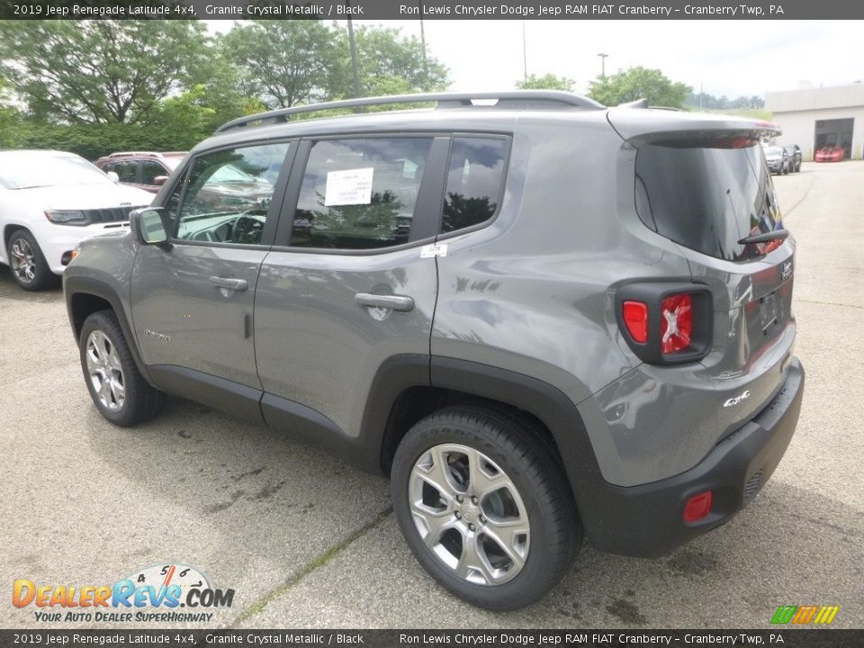 2019 Jeep Renegade Latitude 4x4 Granite Crystal Metallic / Black Photo #3