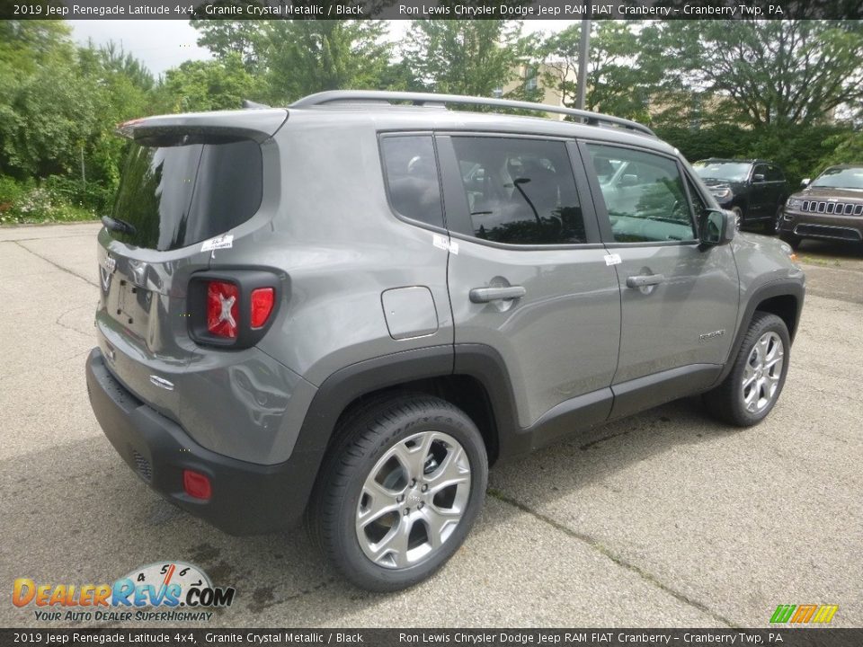 2019 Jeep Renegade Latitude 4x4 Granite Crystal Metallic / Black Photo #5