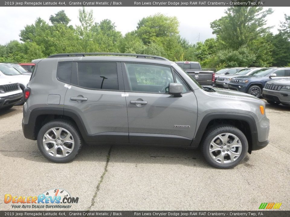 2019 Jeep Renegade Latitude 4x4 Granite Crystal Metallic / Black Photo #6