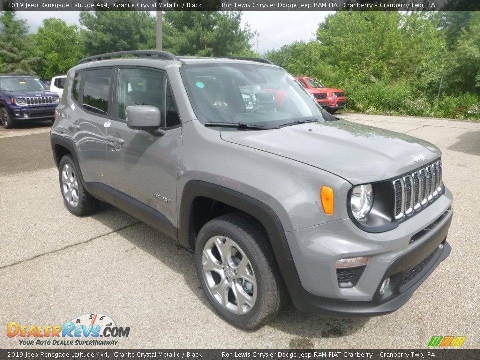 2019 Jeep Renegade Latitude 4x4 Granite Crystal Metallic / Black Photo #7