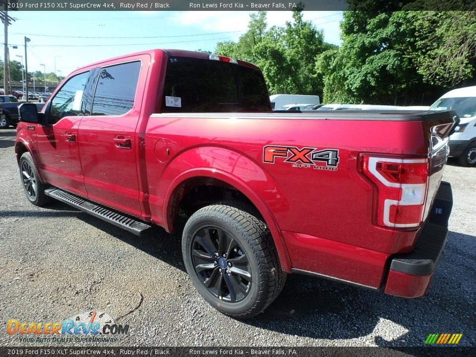 2019 Ford F150 XLT SuperCrew 4x4 Ruby Red / Black Photo #4