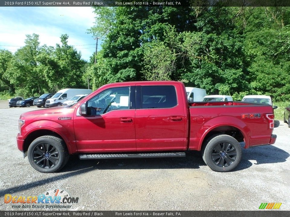 2019 Ford F150 XLT SuperCrew 4x4 Ruby Red / Black Photo #5