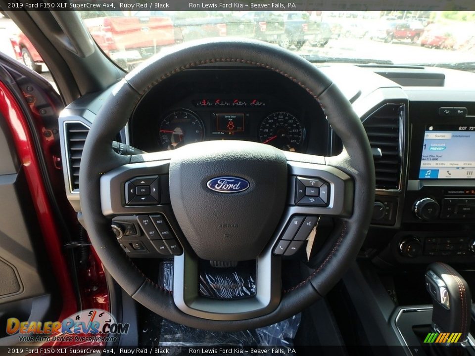 2019 Ford F150 XLT SuperCrew 4x4 Ruby Red / Black Photo #15