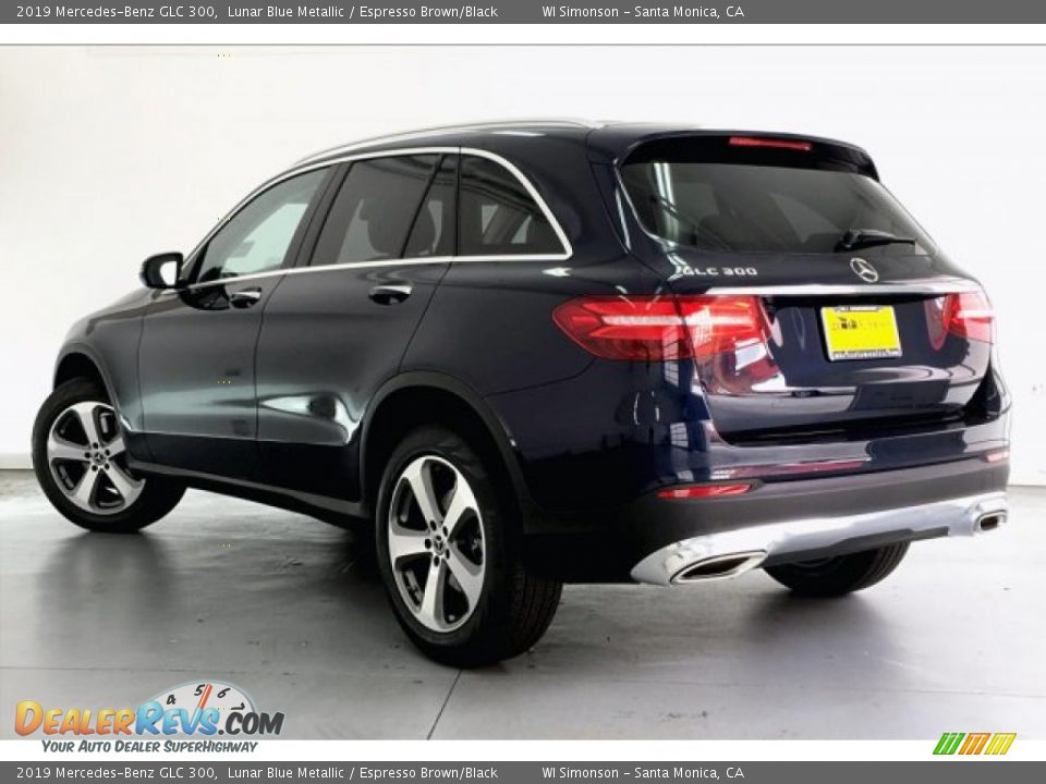 2019 Mercedes-Benz GLC 300 Lunar Blue Metallic / Espresso Brown/Black Photo #2