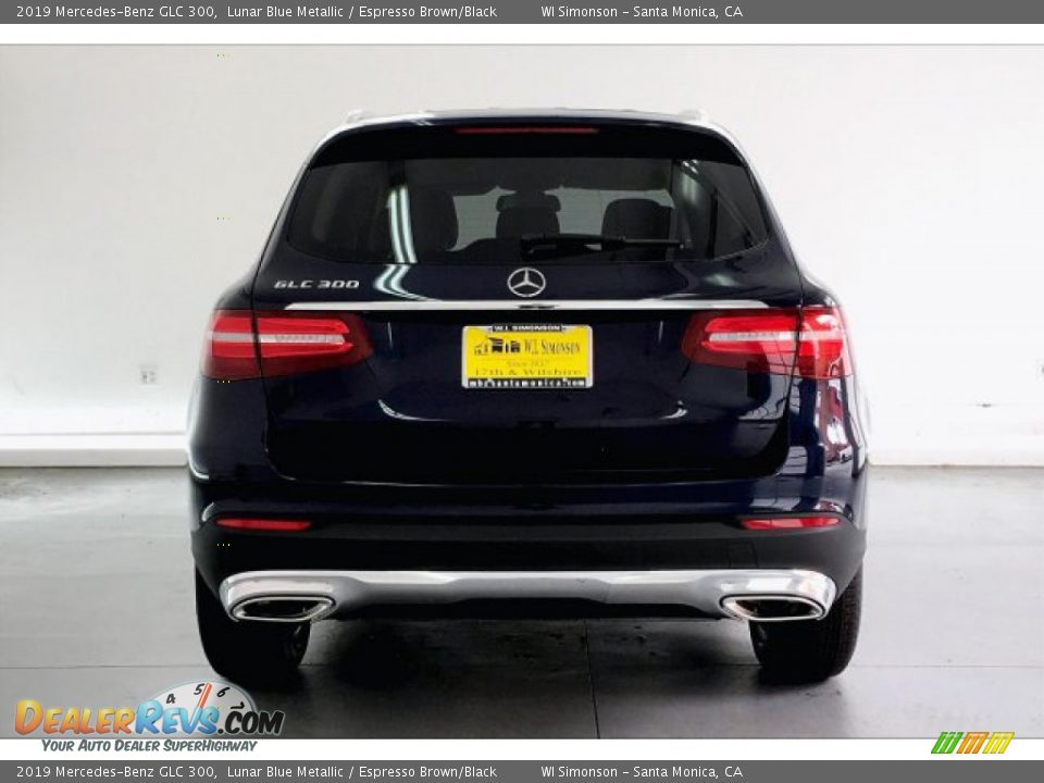 2019 Mercedes-Benz GLC 300 Lunar Blue Metallic / Espresso Brown/Black Photo #3