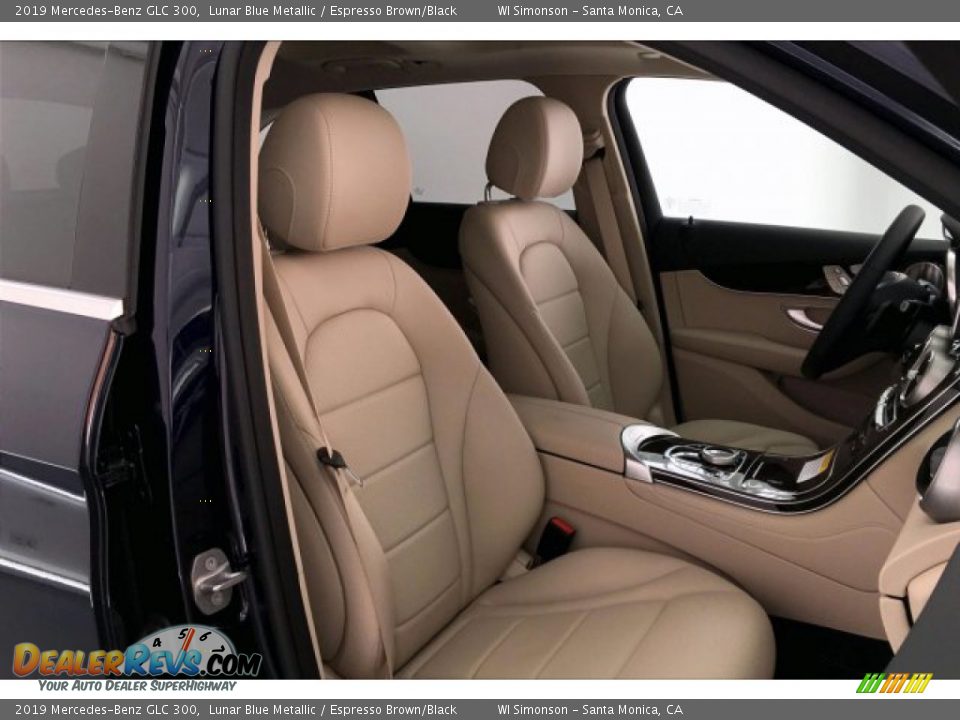 2019 Mercedes-Benz GLC 300 Lunar Blue Metallic / Espresso Brown/Black Photo #5
