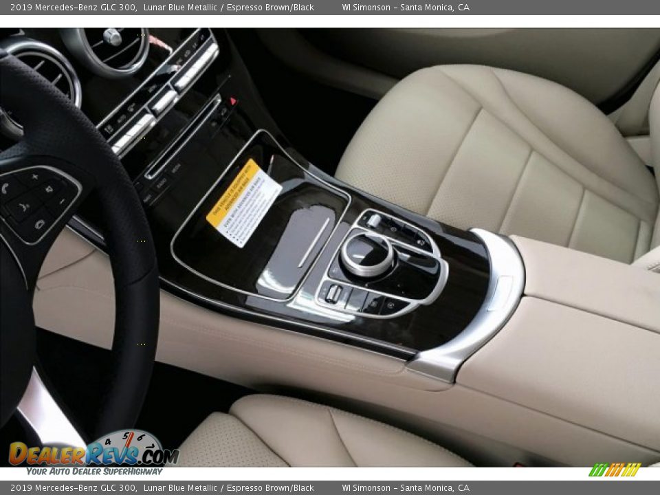 2019 Mercedes-Benz GLC 300 Lunar Blue Metallic / Espresso Brown/Black Photo #7