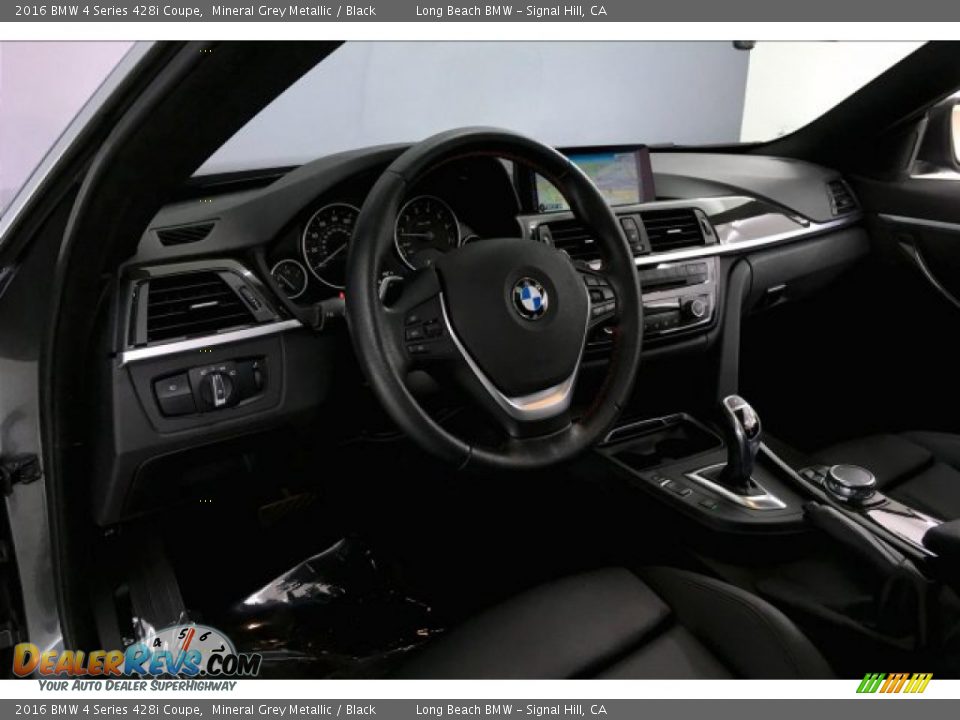 2016 BMW 4 Series 428i Coupe Mineral Grey Metallic / Black Photo #17