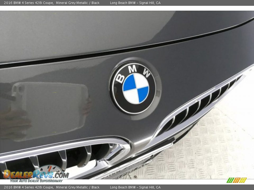 2016 BMW 4 Series 428i Coupe Mineral Grey Metallic / Black Photo #29