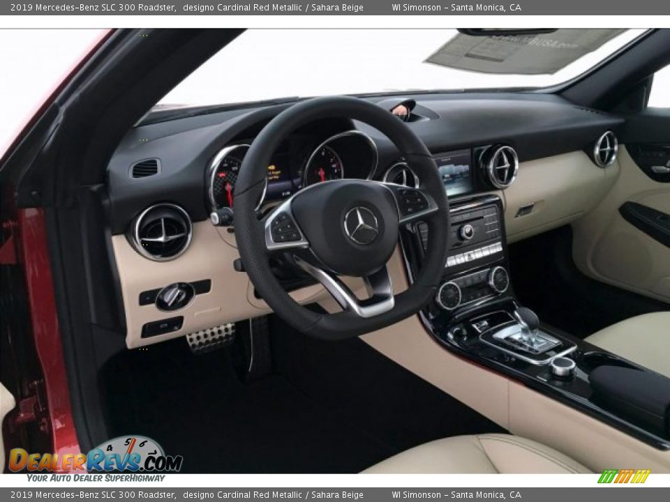 2019 Mercedes-Benz SLC 300 Roadster designo Cardinal Red Metallic / Sahara Beige Photo #4