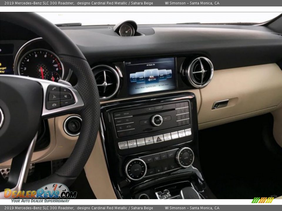2019 Mercedes-Benz SLC 300 Roadster designo Cardinal Red Metallic / Sahara Beige Photo #6