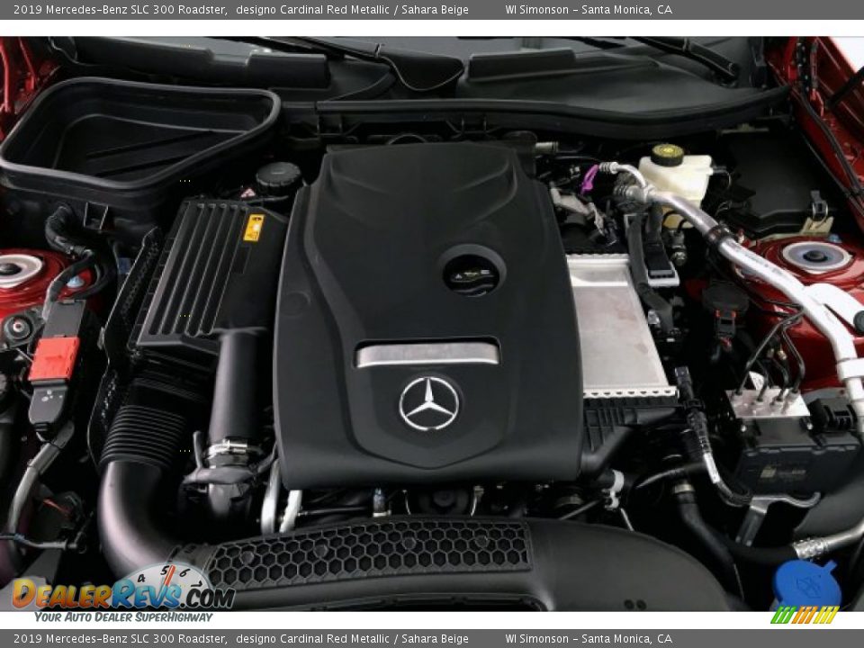 2019 Mercedes-Benz SLC 300 Roadster designo Cardinal Red Metallic / Sahara Beige Photo #8