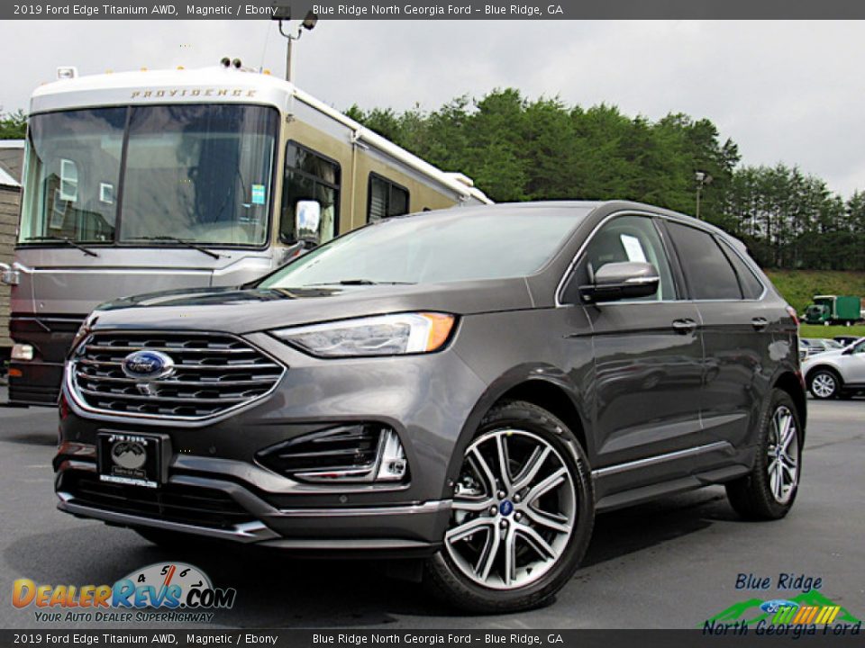 2019 Ford Edge Titanium AWD Magnetic / Ebony Photo #1