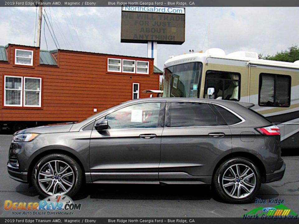2019 Ford Edge Titanium AWD Magnetic / Ebony Photo #2
