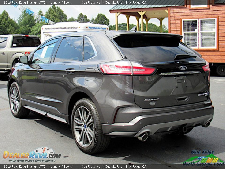 2019 Ford Edge Titanium AWD Magnetic / Ebony Photo #3