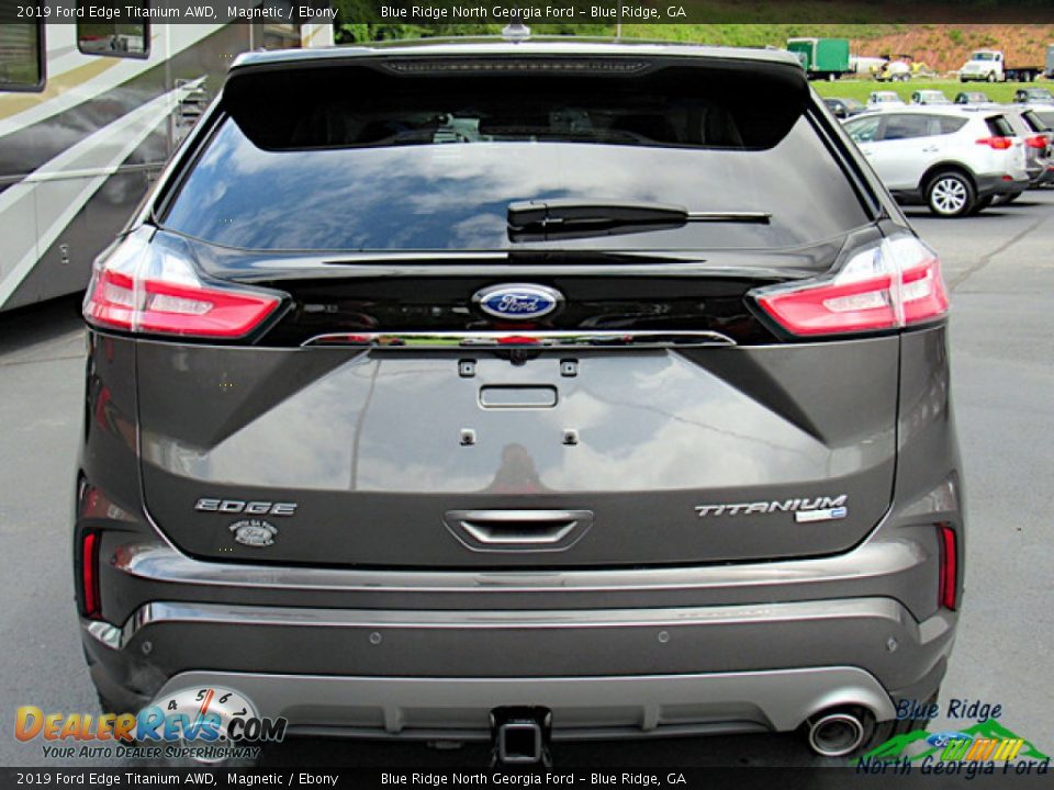 2019 Ford Edge Titanium AWD Magnetic / Ebony Photo #4