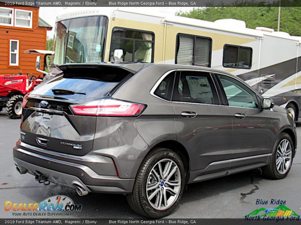 2019 Ford Edge Titanium AWD Magnetic / Ebony Photo #5