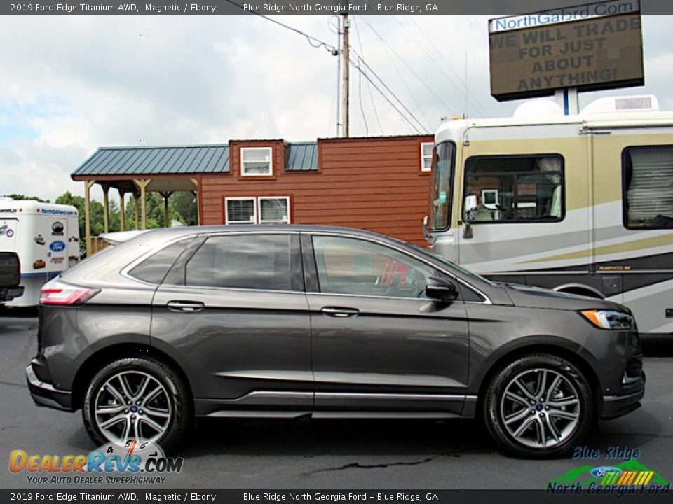 2019 Ford Edge Titanium AWD Magnetic / Ebony Photo #6