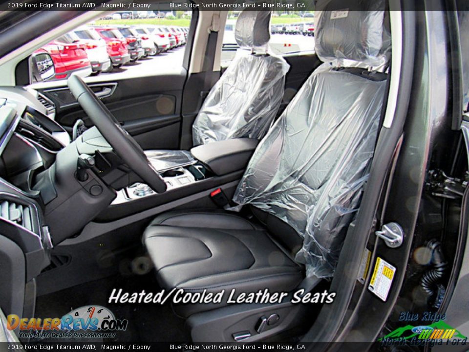 2019 Ford Edge Titanium AWD Magnetic / Ebony Photo #10