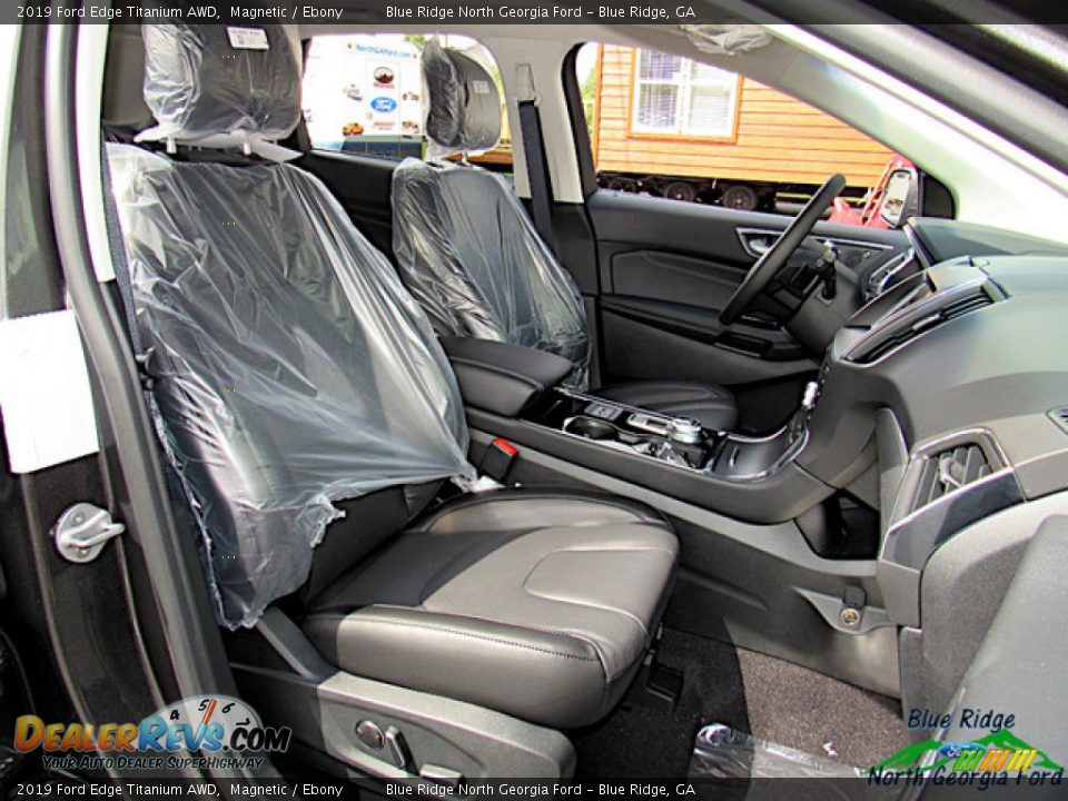 2019 Ford Edge Titanium AWD Magnetic / Ebony Photo #11