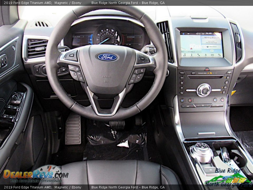 2019 Ford Edge Titanium AWD Magnetic / Ebony Photo #15