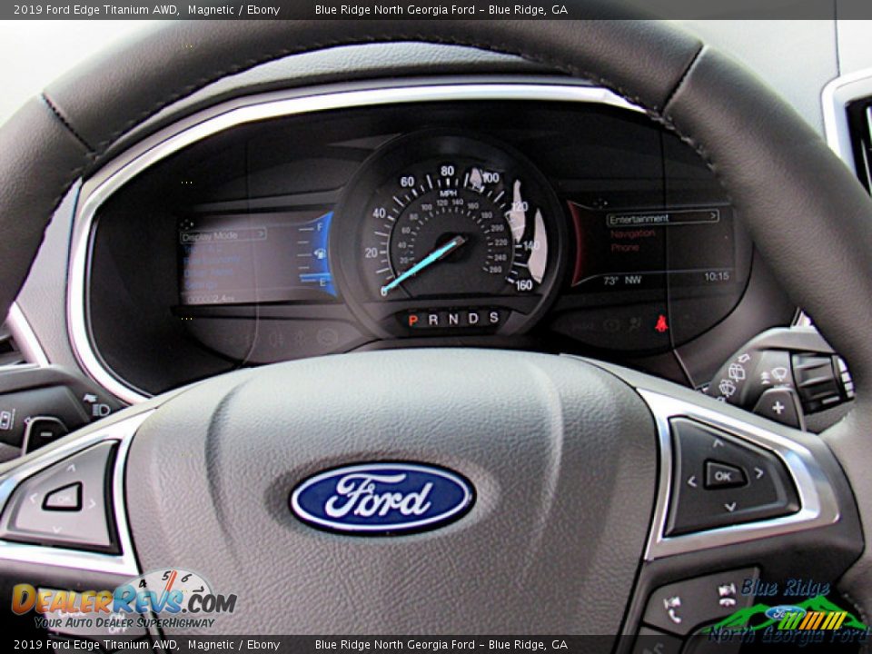 2019 Ford Edge Titanium AWD Magnetic / Ebony Photo #18