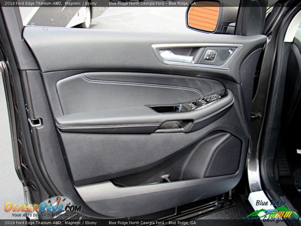 2019 Ford Edge Titanium AWD Magnetic / Ebony Photo #26