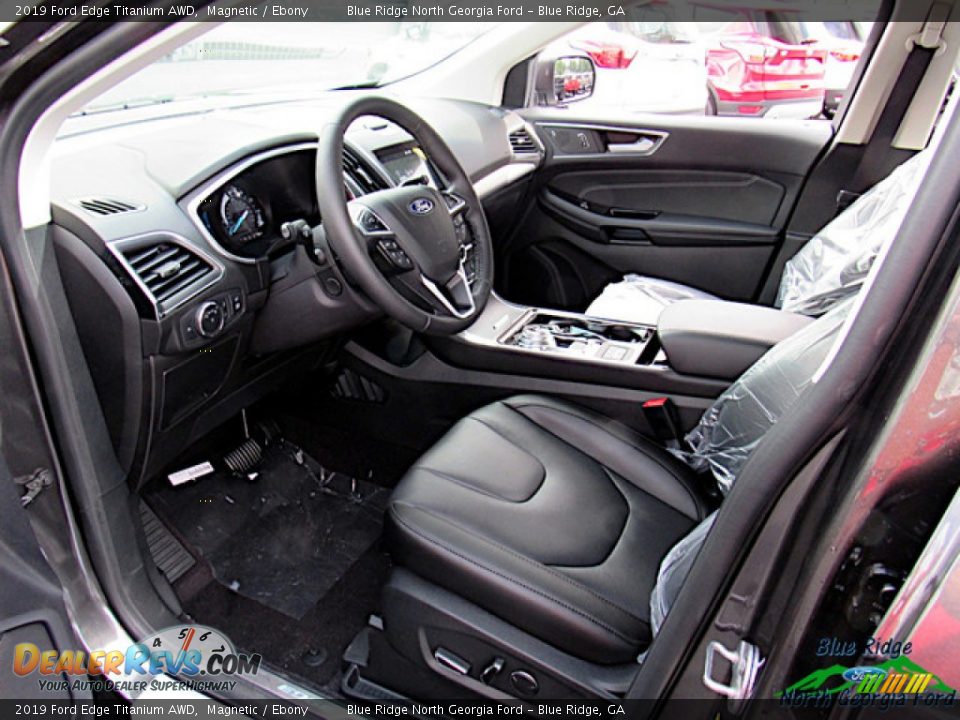 2019 Ford Edge Titanium AWD Magnetic / Ebony Photo #27