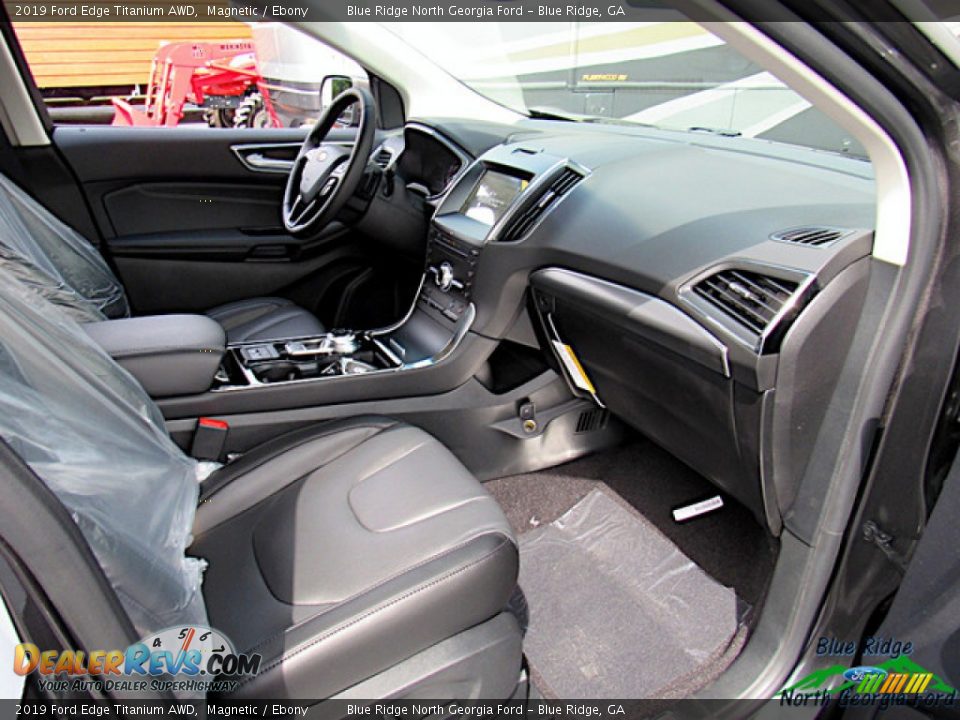 2019 Ford Edge Titanium AWD Magnetic / Ebony Photo #28